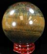Top Quality Polished Tiger's Eye Sphere #37687-1